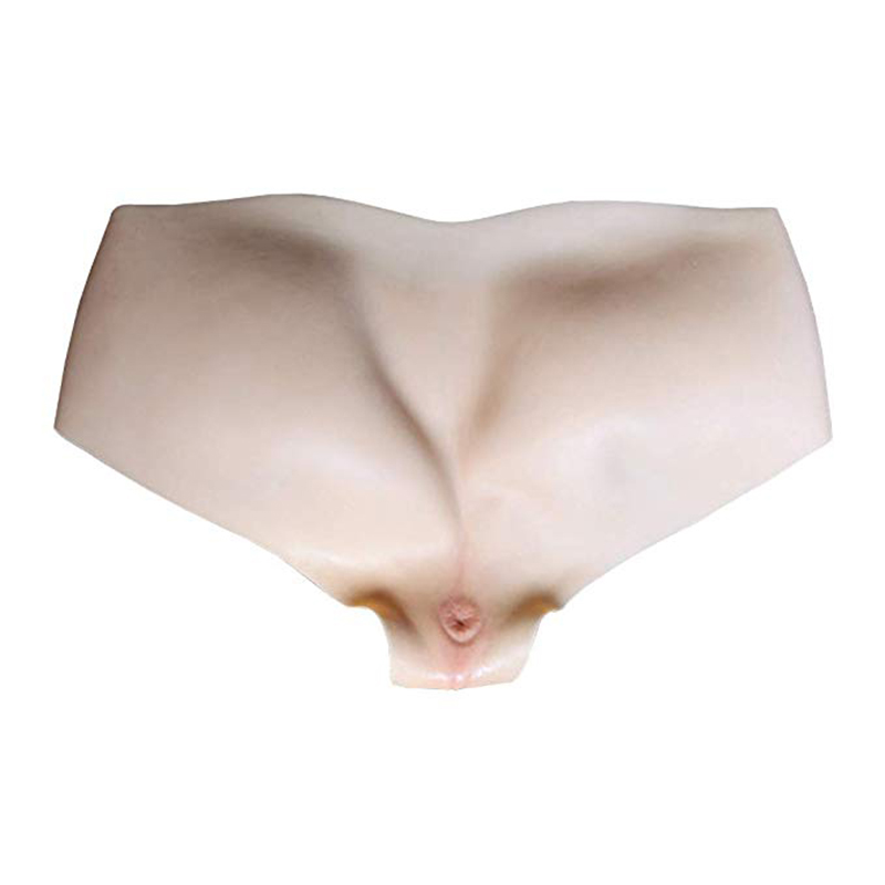 product-XINXINMEI-Silicone Vagina Crossdresser Transgender Underwear Hiding Gaff Panties Butt Hips S