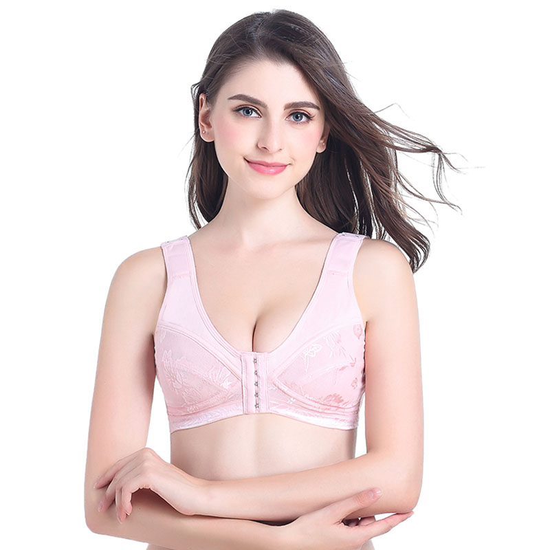 product-XINXINMEI-Post Surgery Bras for Women Front Closure Mastectomy Bra with Pockets-img